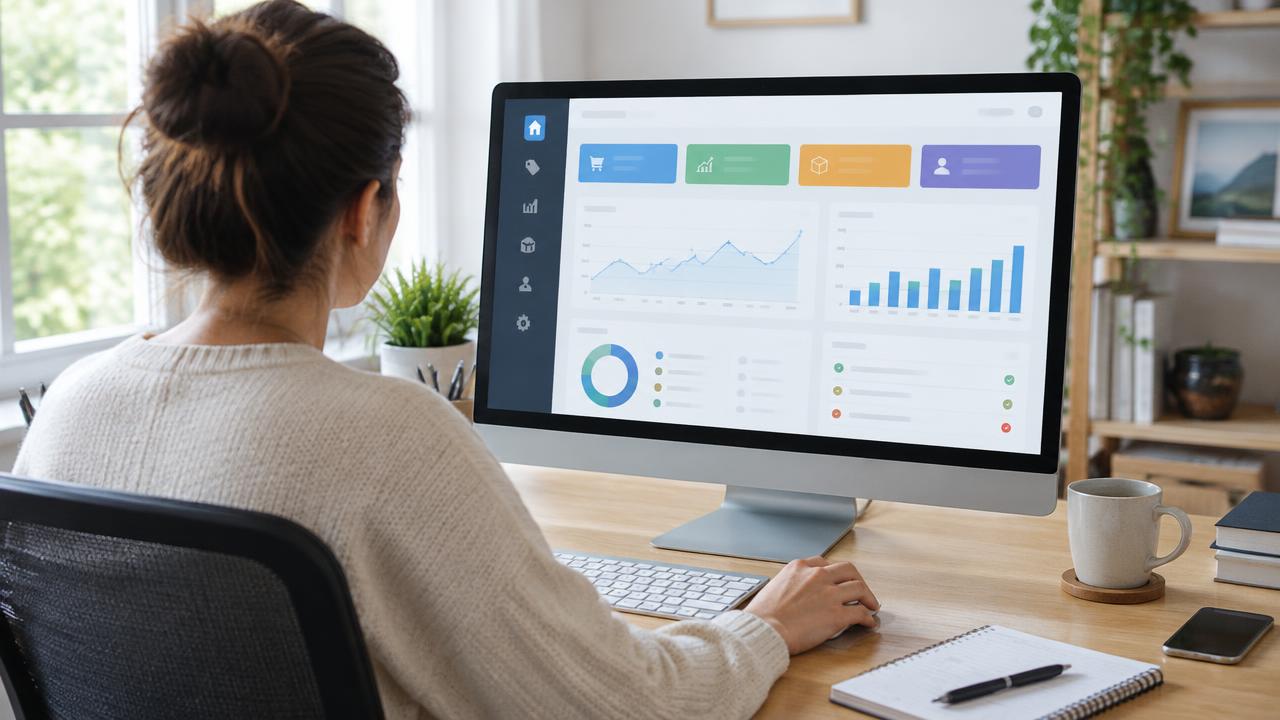 Consultant reviewing an Amazon seller account